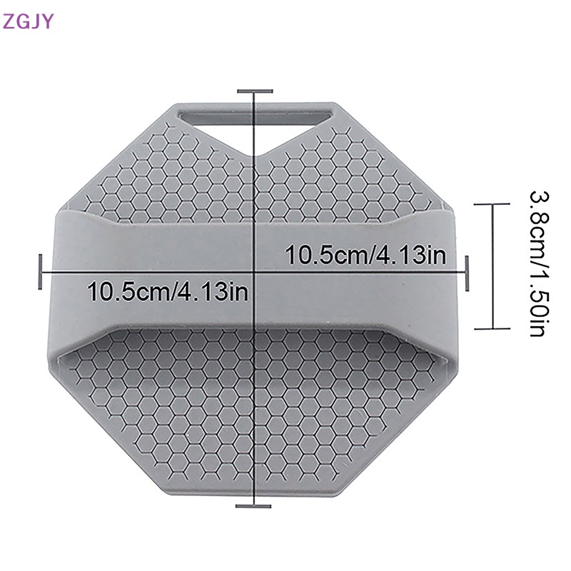 Bàn Chải Tắm Chà Cơ Thể Bằng Silicone Hình Đa Giác Tiện Dụng Mới