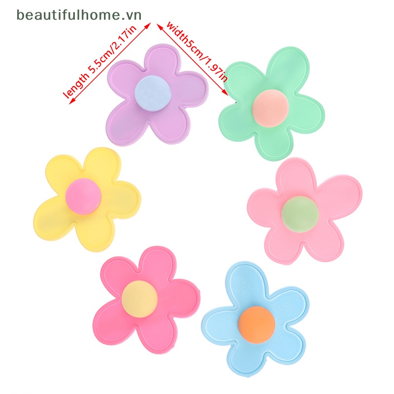 Kẹp Tóc Hình Hoa Màu Sắc Ngọt Ngào Cho Nữ