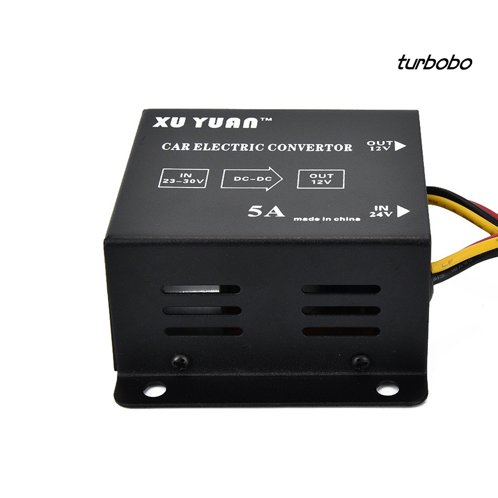 Bộ Chuyển Đổi Nguồn Điện 5A 24V Sang 12V Cho Xe Hơi