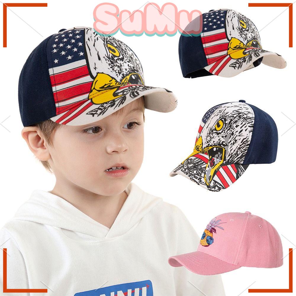 Mũ Lưỡi Trai Chống Tia UV In Họa Tiết Hoa Xinh Xắn Dành Cho Bé