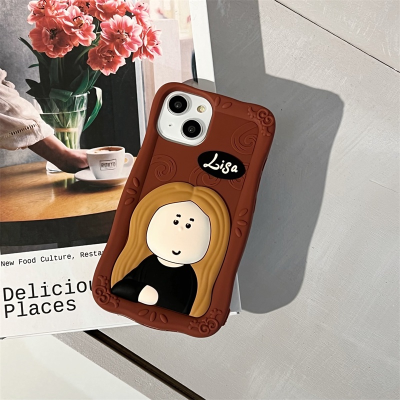 Ốp Điện Thoại Silicon TPU Mềm In Họa Tiết Hoạt Hình 3D Cổ Điển Chống Rơi Cho iPhone 14 13 12 11 Pro Max