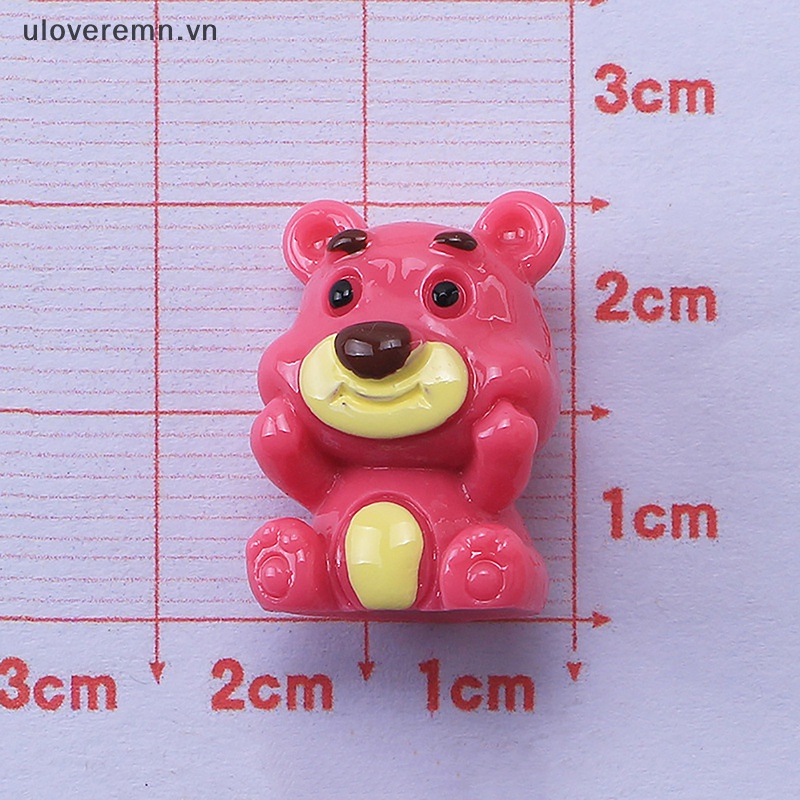 Set 2 / 5 Kẹp Tóc Hình Gấu 3D Dễ Thương