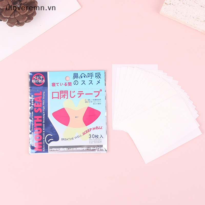 Uloveremn Set 2 Miếng Dán Chống Ngáy Tự Dính Cho Người Lớn Và Trẻ Em