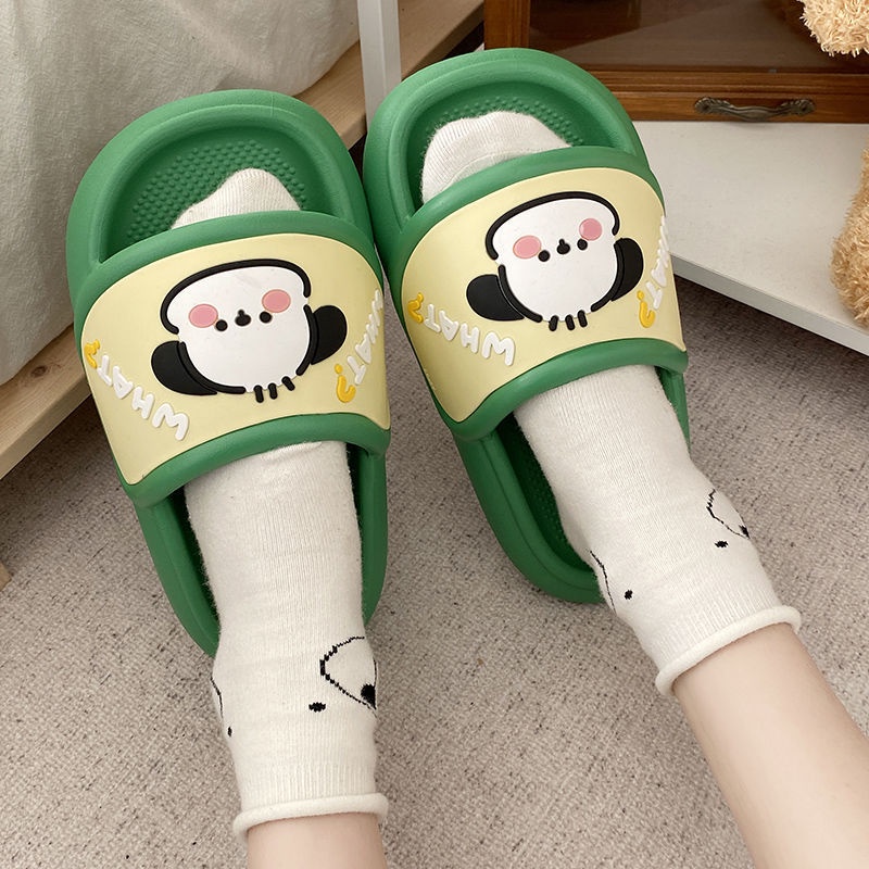 Giày Bánh Mì Đẹp Mắt Dễ Thương Cao Gót Chống Trượt