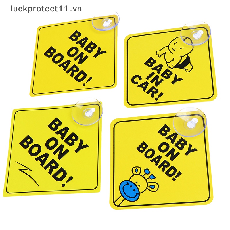 # Dây Cáp 3C &amp; NEW 3C # Biển Cảnh Báo Có Giác Hút 12CM Màu Vàng Cho Xe Hơi