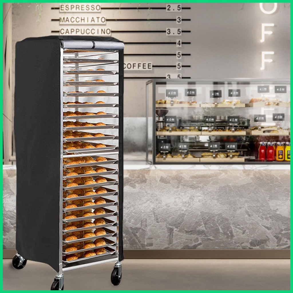 Bộ 2 Tấm Bọc Giá Đỡ Chảo 2 Dây Kéo 23.2 * 28.3 * 64.1in 420D Bằng Vải Oxford Chống Nước Chống Bụi Màu Bạc