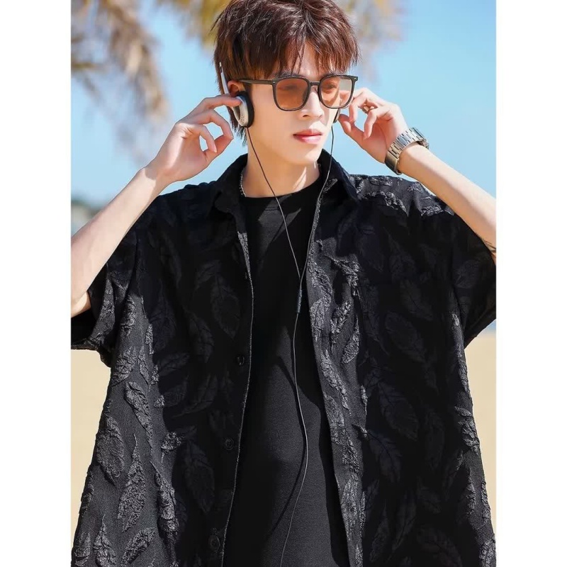 Áo Sơ Mi Tay Ngắn Phong Cách Đường Phố Mỹ Thời Trang Mùa Hè Cho Nam