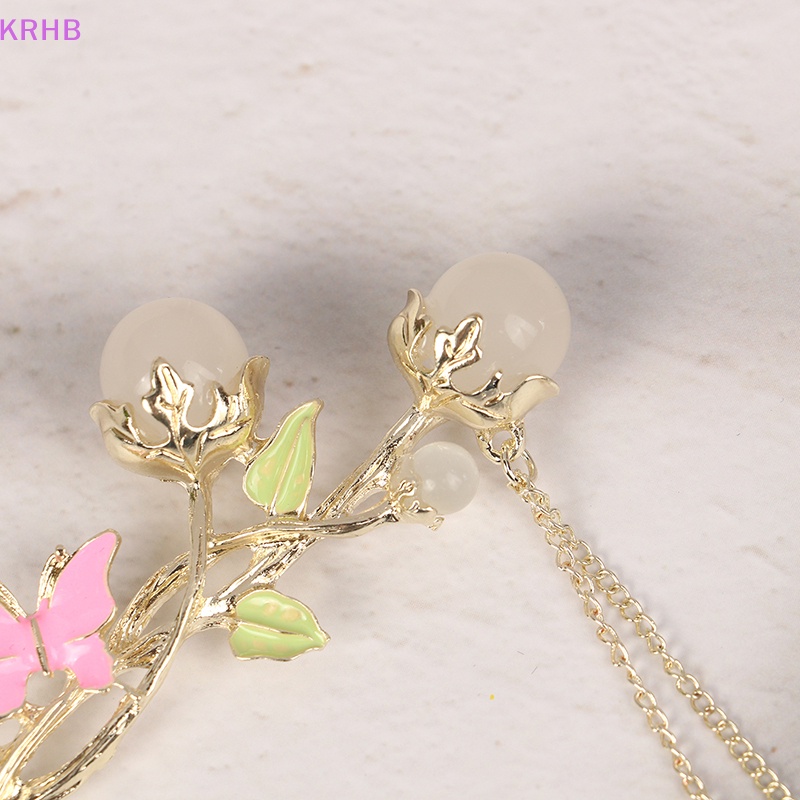 Kẹp Tóc Hình Bướm Đính Đá Thời Trang Mới