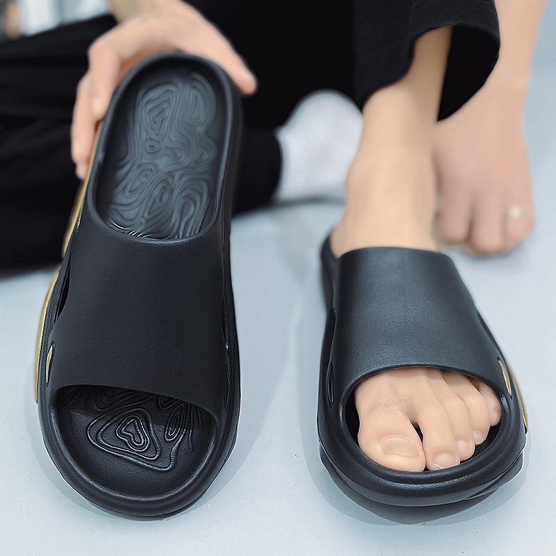 Dép nam xốp dép đen dép đi biển Dép chống trượt Dép trong nhà dép đúc tông nam dép nam sandal dép nam