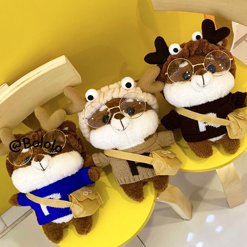 Bololo Túi Đeo Chéo Hình Hoạt Hình Nhồi Bông Xinh Xắn Cho Bé Gái