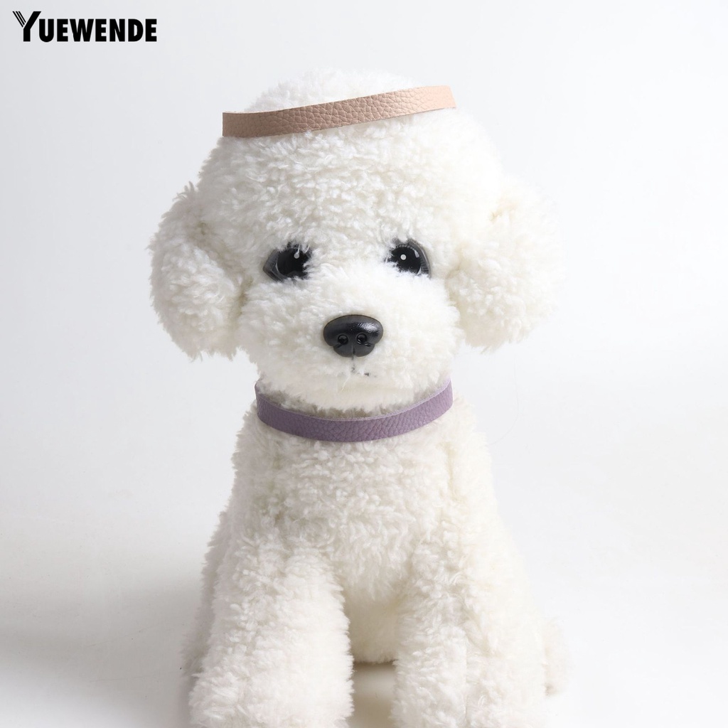 Vòng Cổ Giả Da Chống Cắn Có Thể Điều Chỉnh Gắn Chuông Cho Thú Cưng