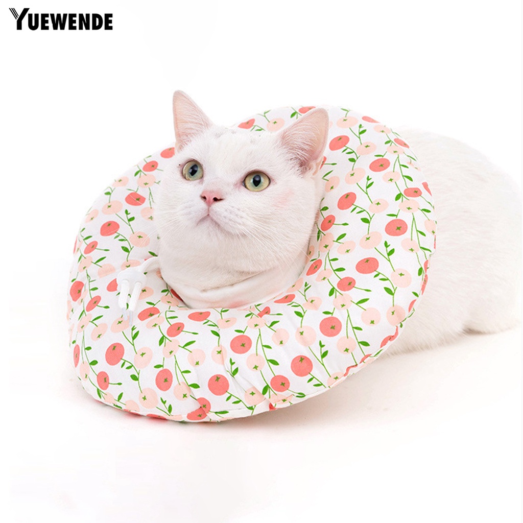 Yq.e Vòng Đeo Cổ Chống Cắn Chống Gàu Siêu Nhẹ Bảo Vệ Vết Thương Cho Thú Cưng Ngoài Trời