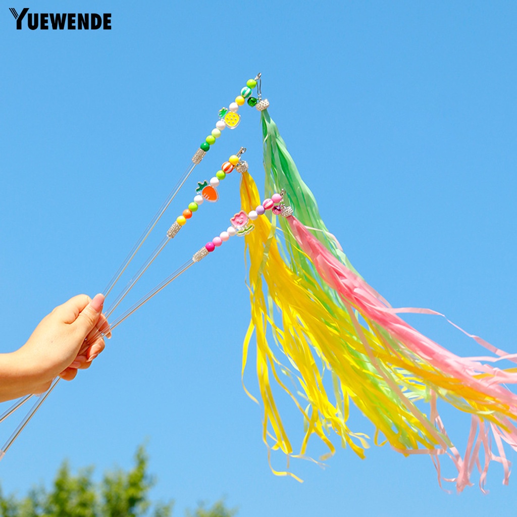 Gậy Trêu Mèo Đính Hạt Tua Rua Nhiều Màu Sắc Bắt Mắt Vui Nhộn