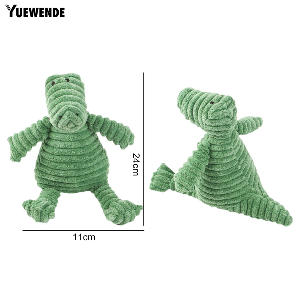 Đồ Chơi Cá Sấu Nhồi Bông Mềm Mại Phát Ra Âm Thanh Chống Cắn Cho Cún Cưng