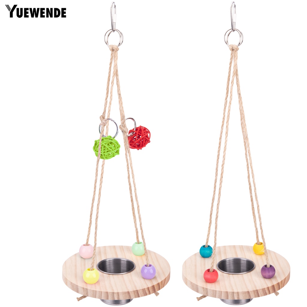 Đĩa Đựng Thức Ăn Bằng Thép Không Gỉ Nhiều Màu Sắc Cho Chim Cảnh