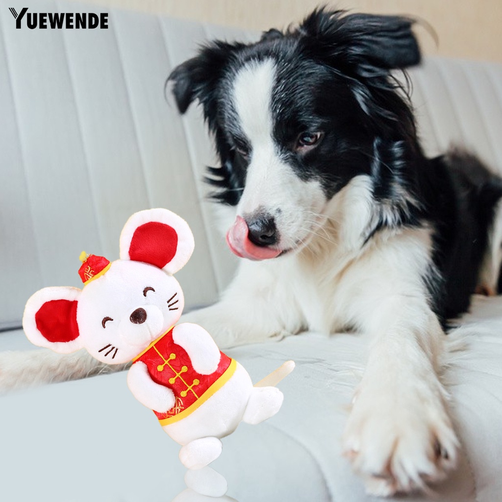 Chuột Nhồi Bông YQ.E Hoạt Hình Chống Cắn Vui Nhộn Cho Mèo Cưng