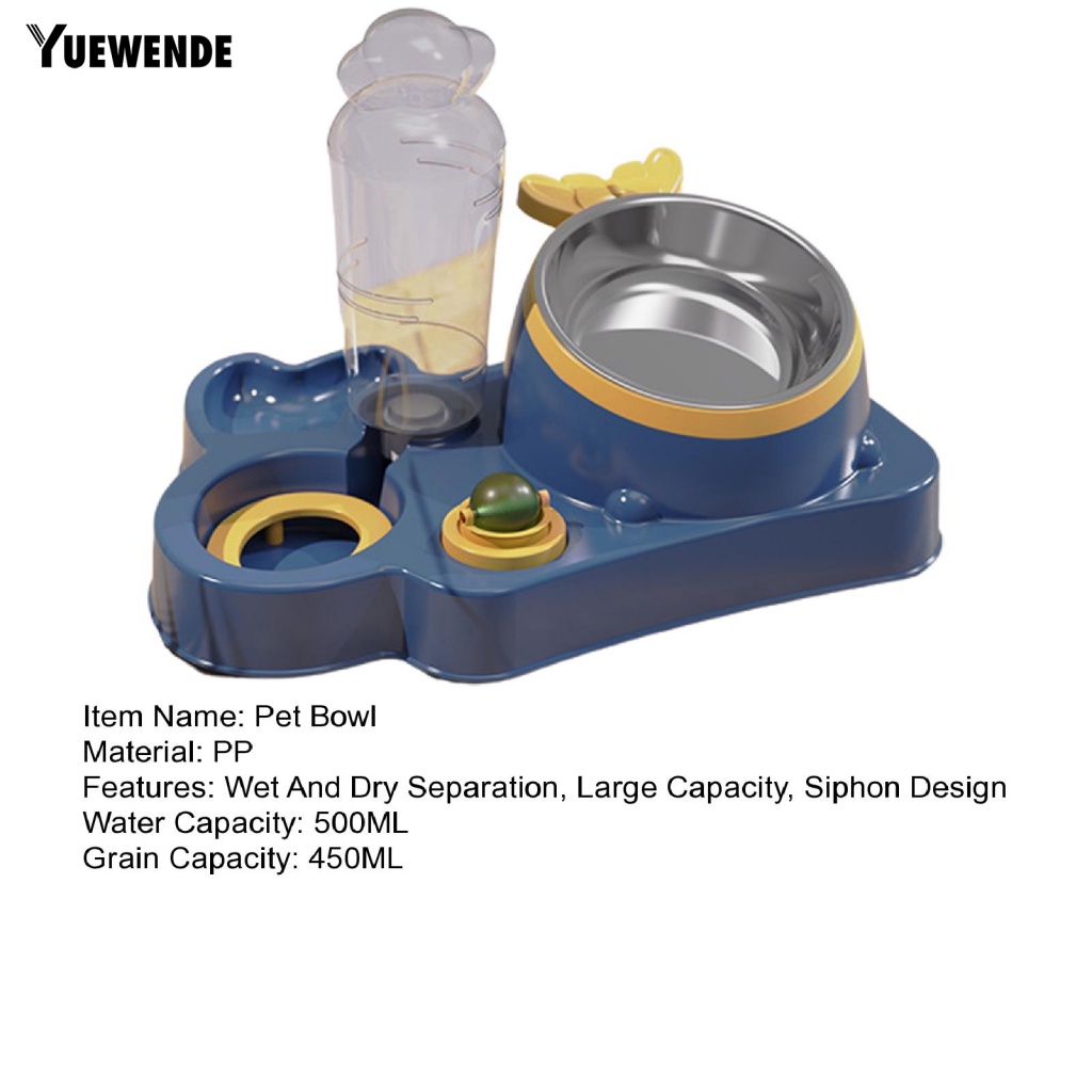 Tô Đựng Thức Ăn Nước Uống Có Thể Tháo Rời Cho Thú Cưng