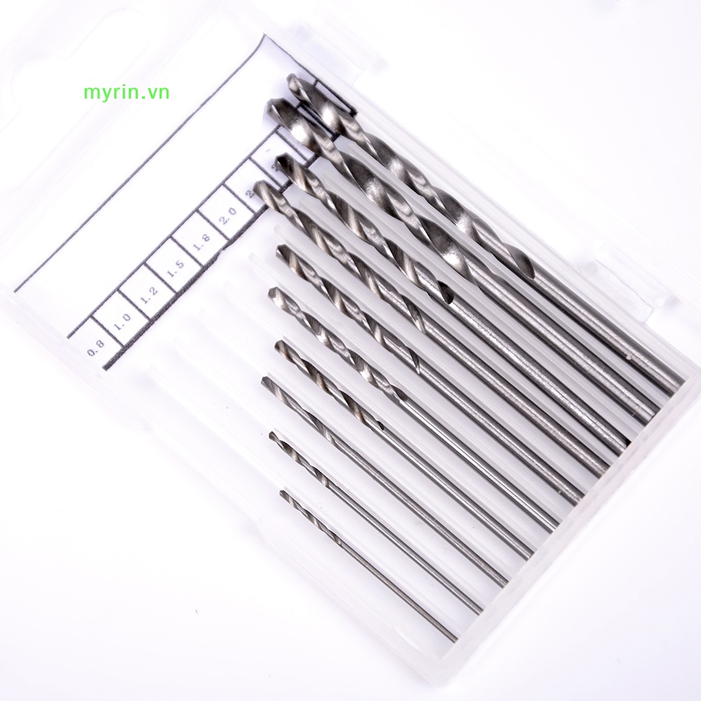Set 10 Mũi Khoan Xoắn Ốc Chuyên Dụng Cho Nghề Mộc Bộ 10 Mũi Khoan Xoắn Dùng Làm Đồ Gỗ Bộ 10 Mũi Khoan Xoắn + 10 Mũi Khoan Bộ 10 Mũi Khoan Xoắn + 10 Mũi Khoan Set 10 / 10 Hộp Nhựa Trong Suốt Đựng Đồ Tiện Lợi