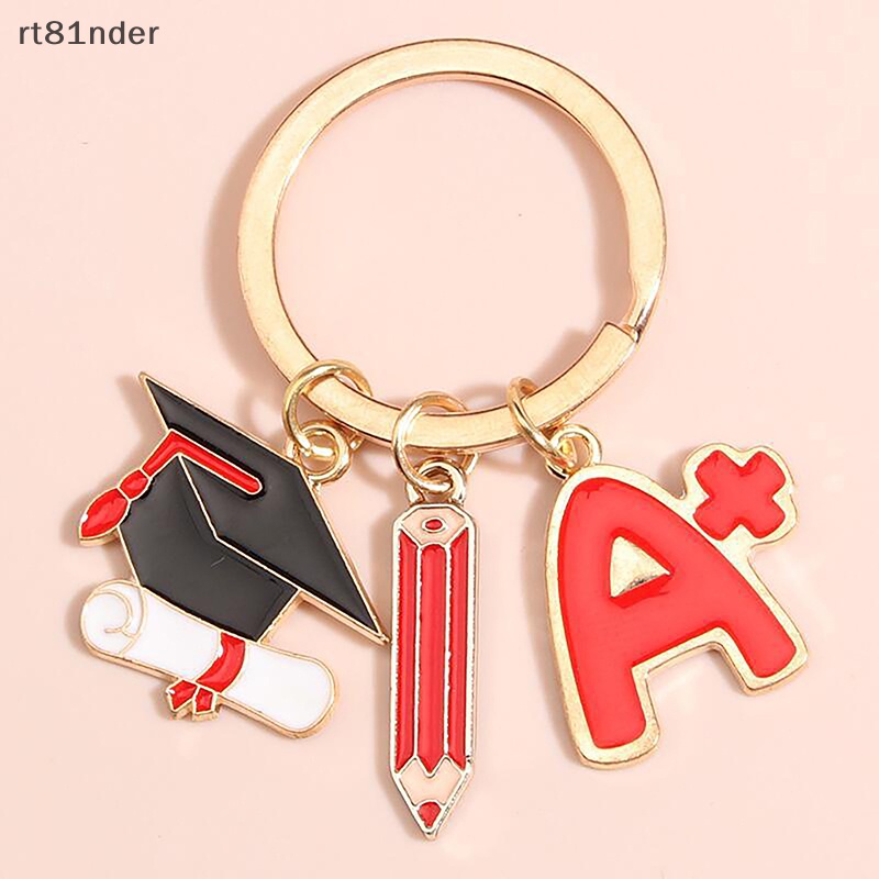 Rt Phụ Kiện Móc Khóa Hình Chiếc Váy Lễ Tốt Nghiệp Bằng Kim Loại Dễ Thương Xinh Xắn