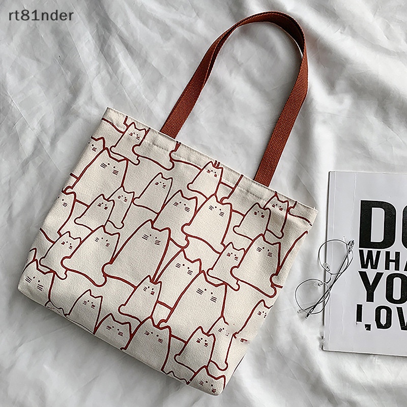 Túi Xách Tay Bằng Vải Canvas Thiết Kế Thời Trang Dành Cho Nữ