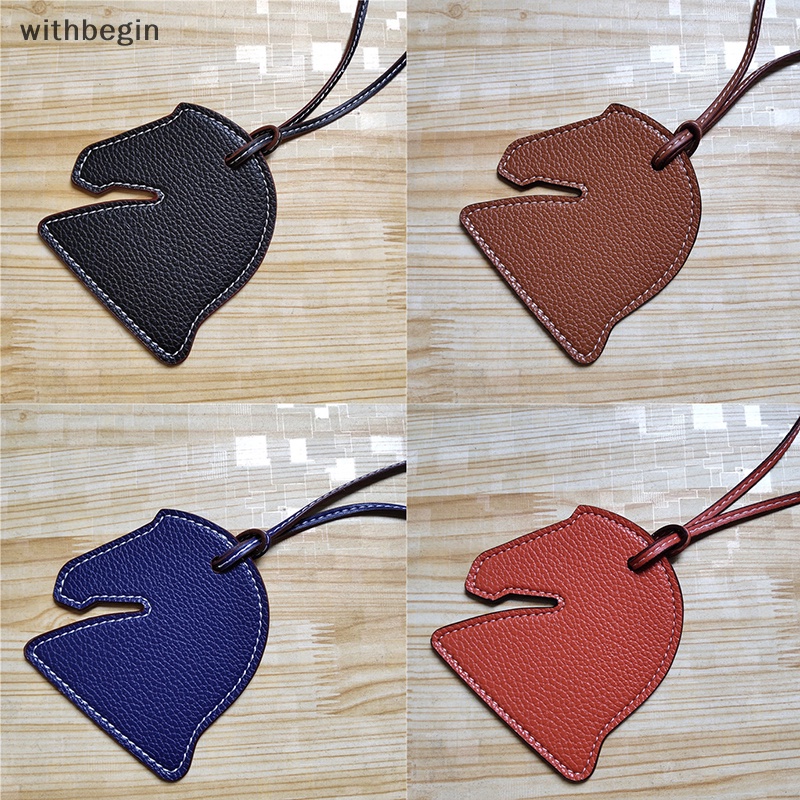 Móc Khóa Da PU Hình Ngựa Hợp Thời Trang