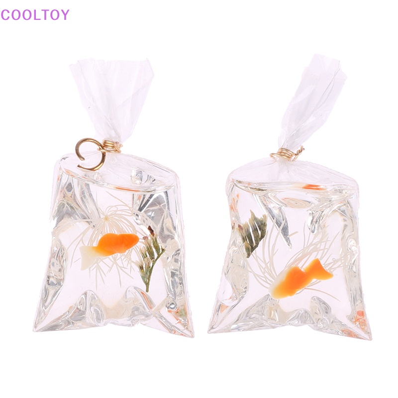 Cooltoy Phụ Kiện Trang Trí Nhà Búp Bê DIY Hình Cá Vàng Mô Phỏng Mini HOT