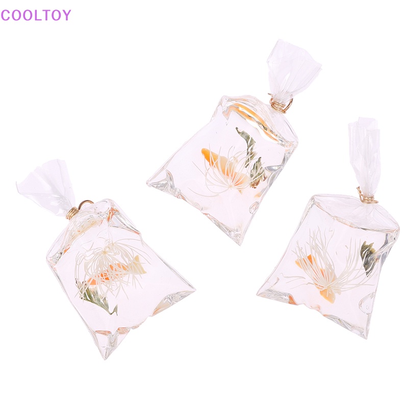 Cooltoy Phụ Kiện Trang Trí Nhà Búp Bê DIY Hình Cá Vàng Mô Phỏng Mini HOT