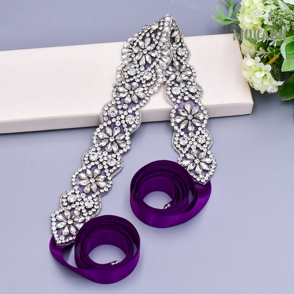 Thắt Lưng Đính Đá Lấp Lánh Chống Rách Dành Cho Cô Dâu