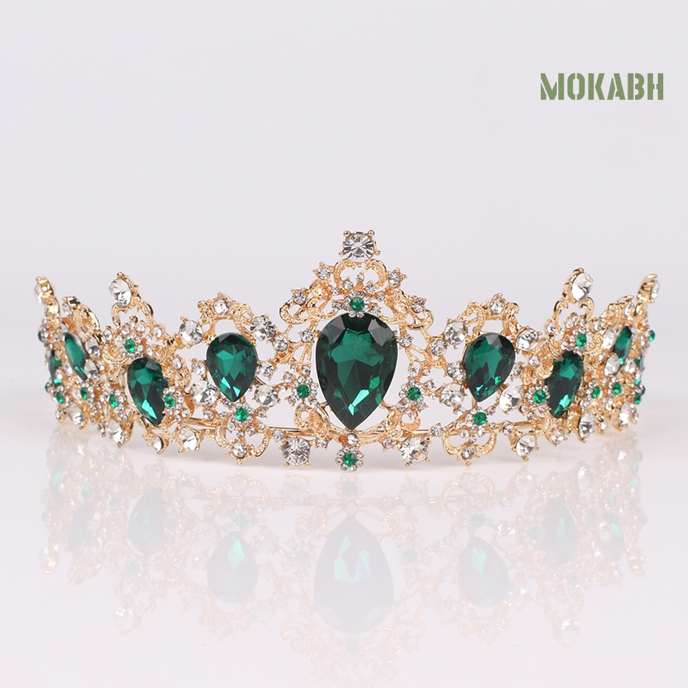 Cài Tóc Hình Vương Miện Đính Đá Lấp Lánh Dành Cho Cô Dâu