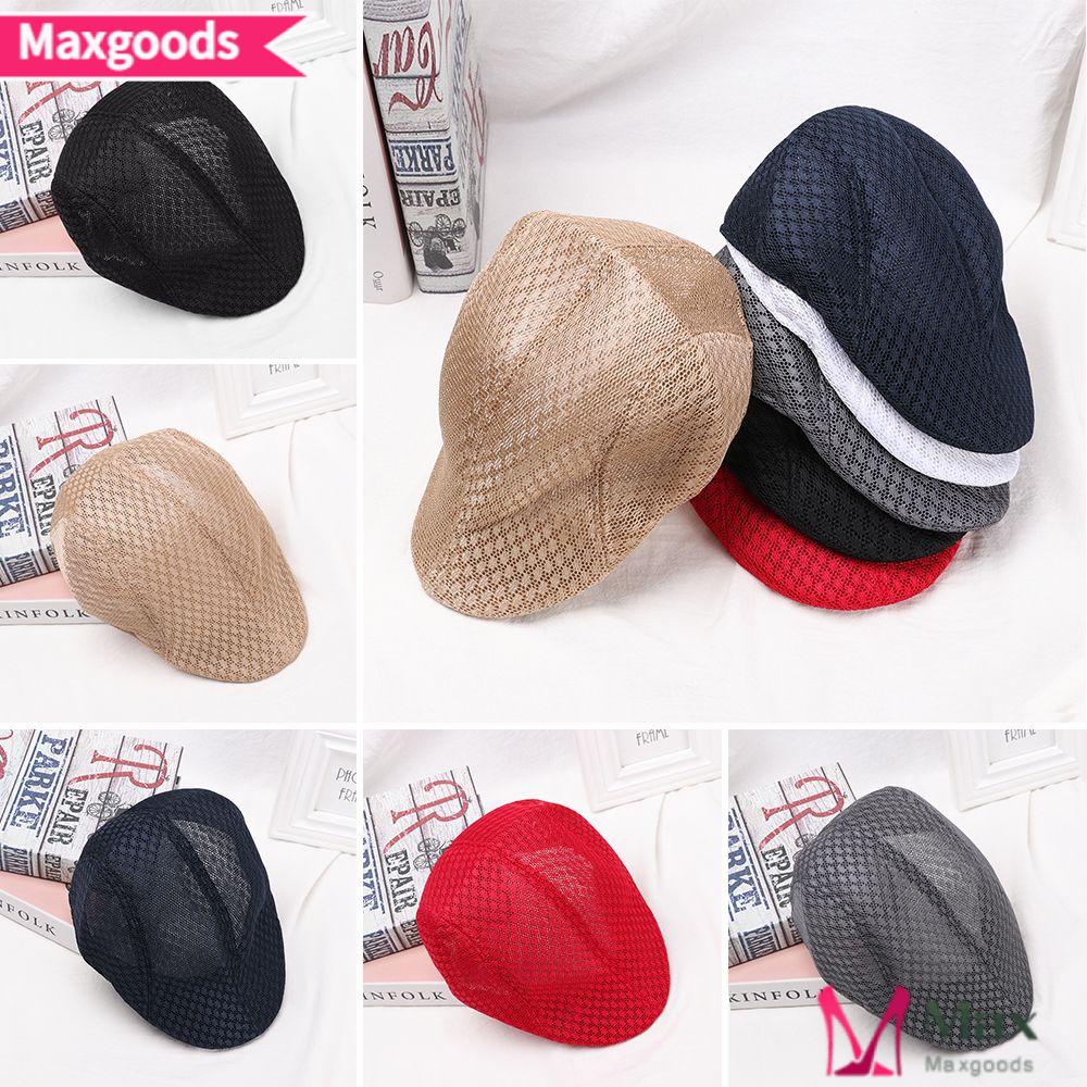 Mũ Beret Phối Lưới Thoáng Khí Tùy Chỉnh Thời Trang