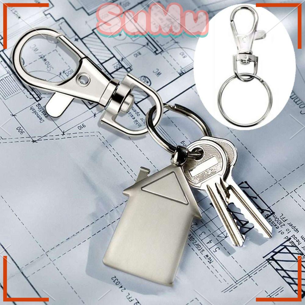 Set 10 Móc Khóa Tôm Hùm Bằng Kim Loại Làm Đồ Trang Sức Thủ Công