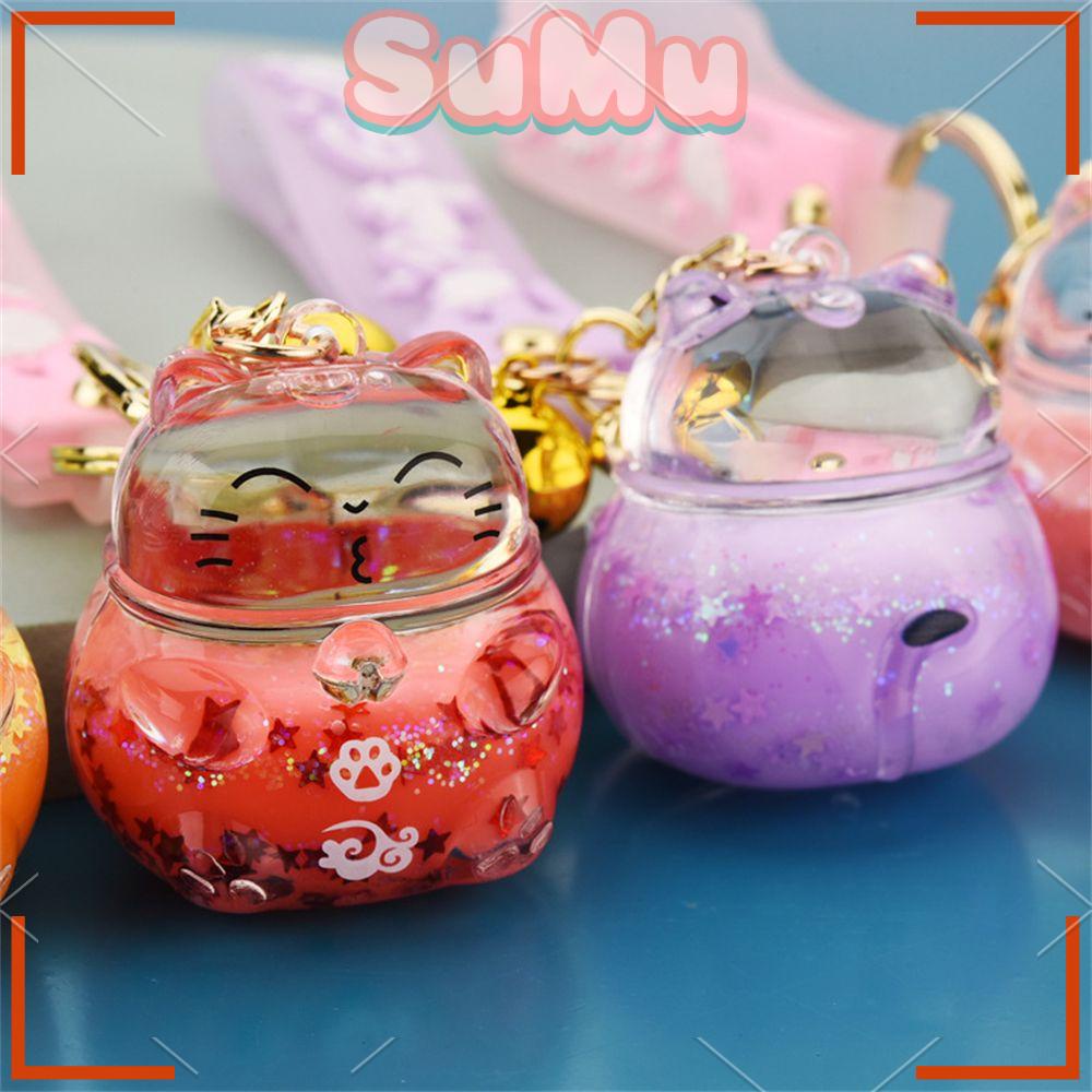 Móc Chìa Khóa Trong Suốt Kiểu Hoạt Hình Đáng Yêu