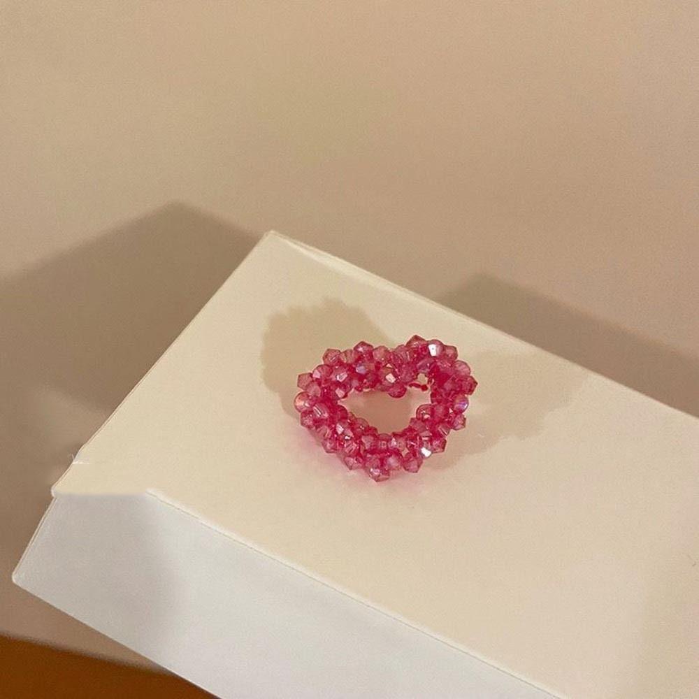 MIQUEL Nhẫn Đính Hạt Nhiều Màu Sắc Thời Trang Cá Tính