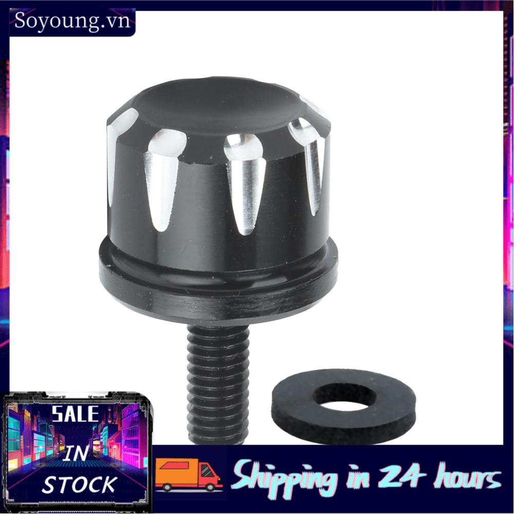 Soyoung Motorcycle Seat Mount Bolts Screw with 1/4in-20 Thread Fit for Iron 883/Forty Eight/Roadster