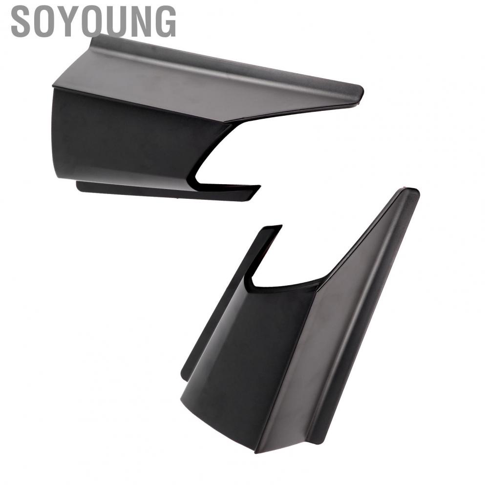 Soyoung Pair Matte Black GP Winglets Aerodynamic Wing Fairing Side Spoiler Fit for Honda ADV 150 2019‑2021
