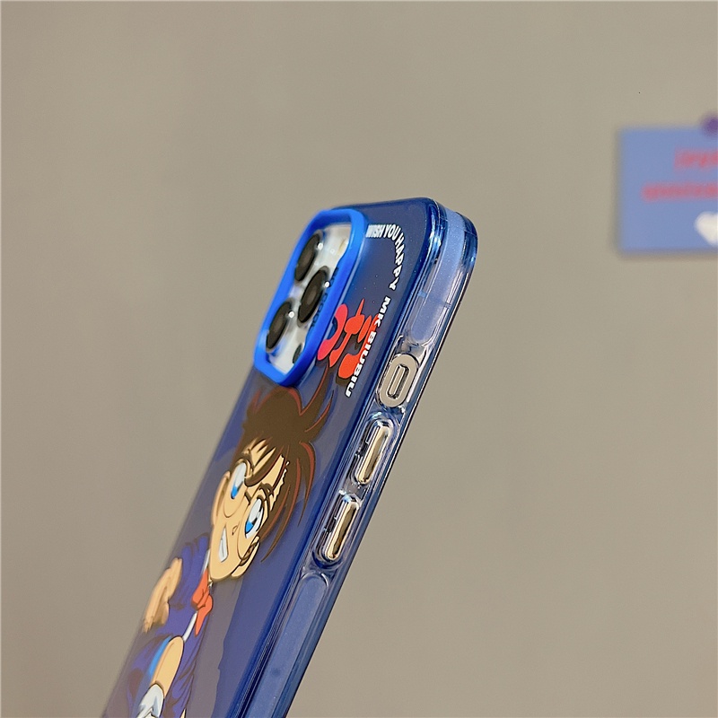 Ốp Điện Thoại Mềm In Hoạt Hình Thám Tử Conan Cho IPhone14 14Pro 14ProMax 13 13Pro 13ProMax 12 12PRO 12ProMax 11