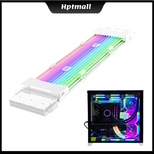 Dây Cáp Nối Dài Nguồn 24pin 5v Argb Linh Hoạt Cho Bảng Mạch Đồ Họa Máy Tính Thẻ