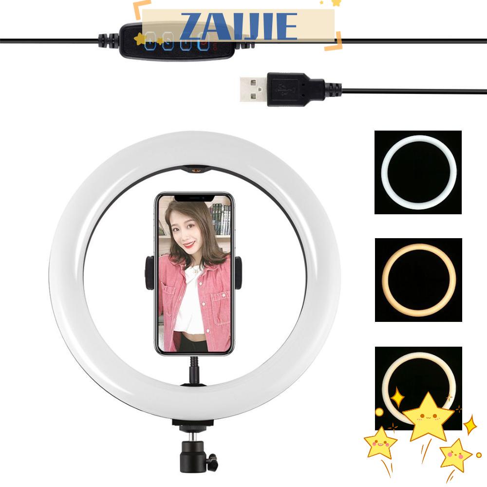 Vòng Đèn LED Zaijie 24 10.2 inch Bề Mặt Cong Chuyên Dụng Cho Tik Tok Youtube