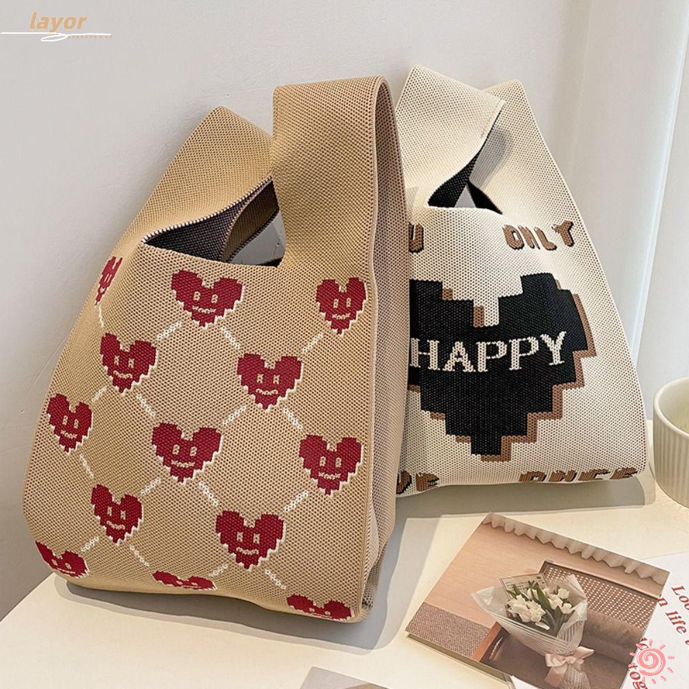 Túi Xách Đeo Vai Mini Đan Len Thời Trang Sành Điệu