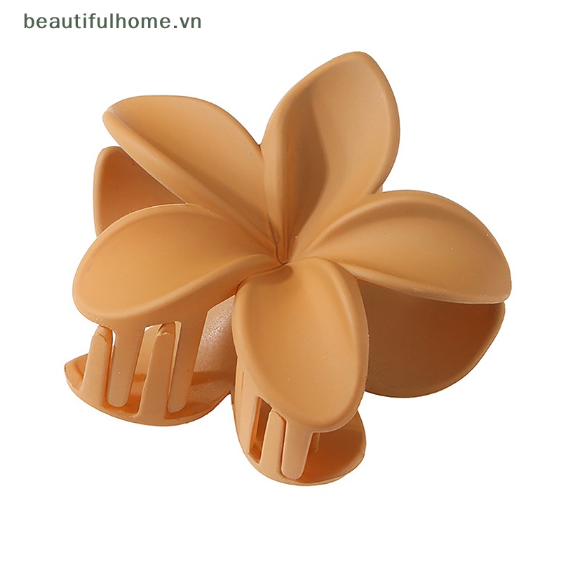1 Kẹp Tóc Càng Cua Lớn Hình Hoa Trứng Phong Cách Bohemia Thời Trang Đi Biển Cho Nữ