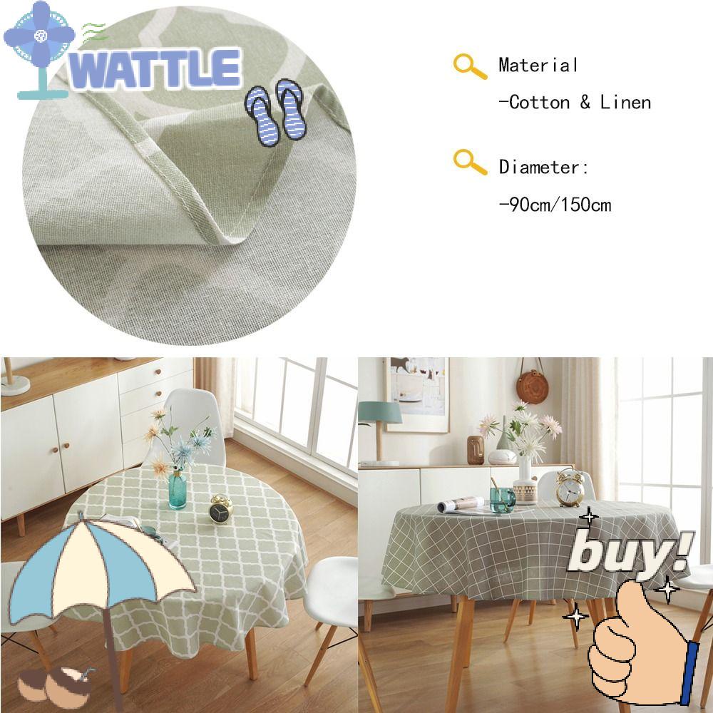 Khăn Trải Bàn Bằng Polyester Hình Tròn Dùng Trang Trí Tiệc Cưới Ốp