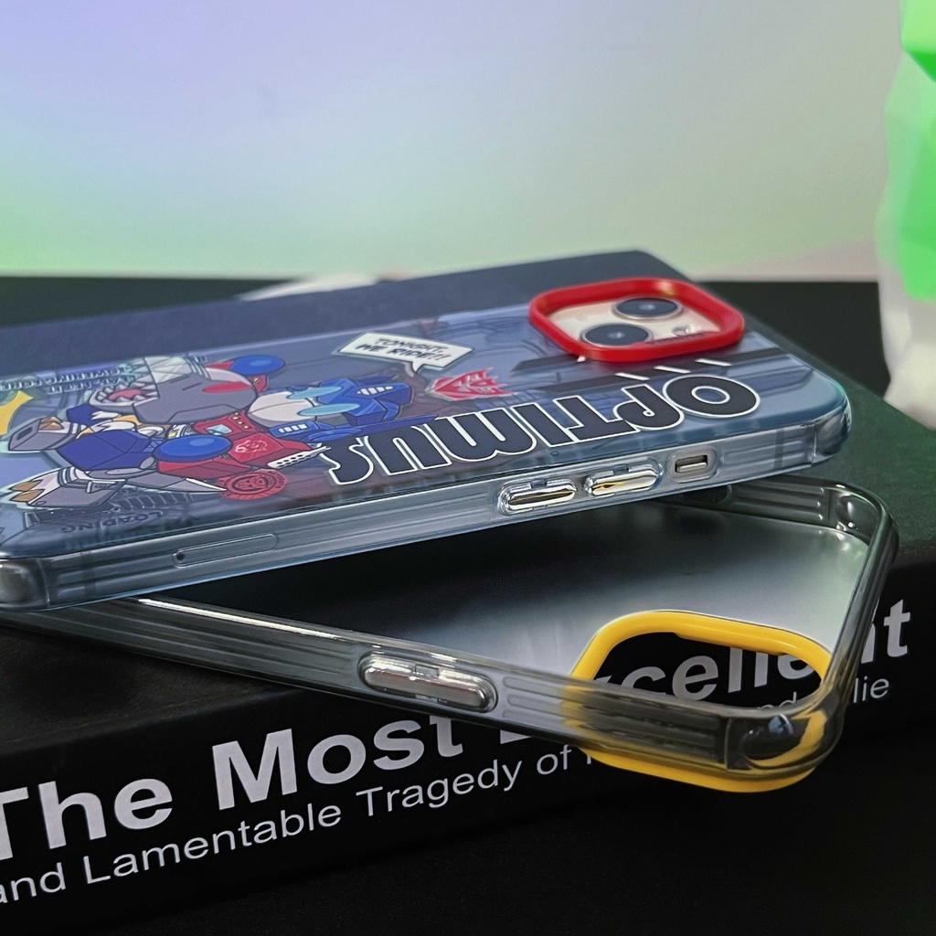 Ốp Điện Thoại Tpu Mềm Nhám Trong Suốt Chống Sốc In Hình Bumblebee Cho iPhone 14 13 12 11 Pro Max