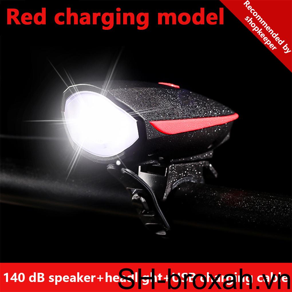 Đèn Pha LED USB An Toàn Chắc Chắn Cho Xe Đạp