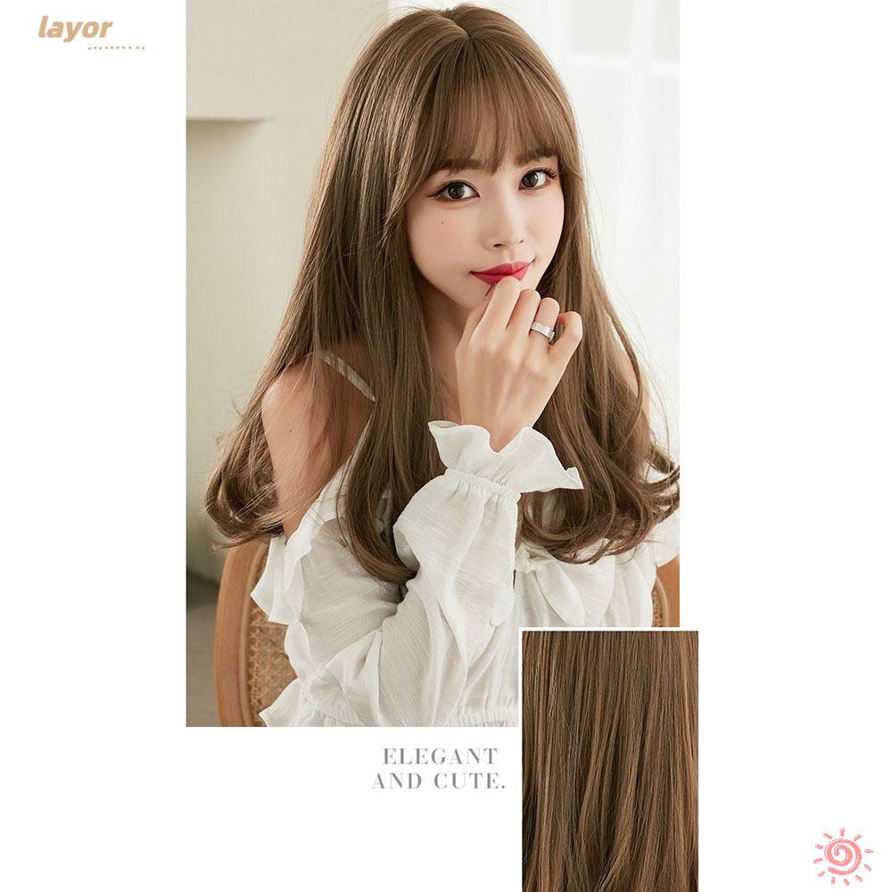 Tóc Giả Nữ Kiểu Gợn Sóng Nhiều Màu Sắc Chất Lượng Cao