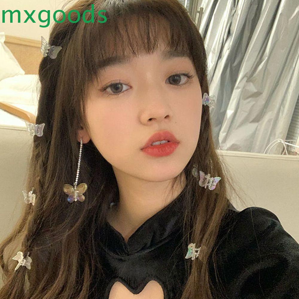 Set 10 Kẹp Tóc Càng Cua Bằng Nhựa Trong Suốt Phong Cách Hàn Quốc Cho Nữ