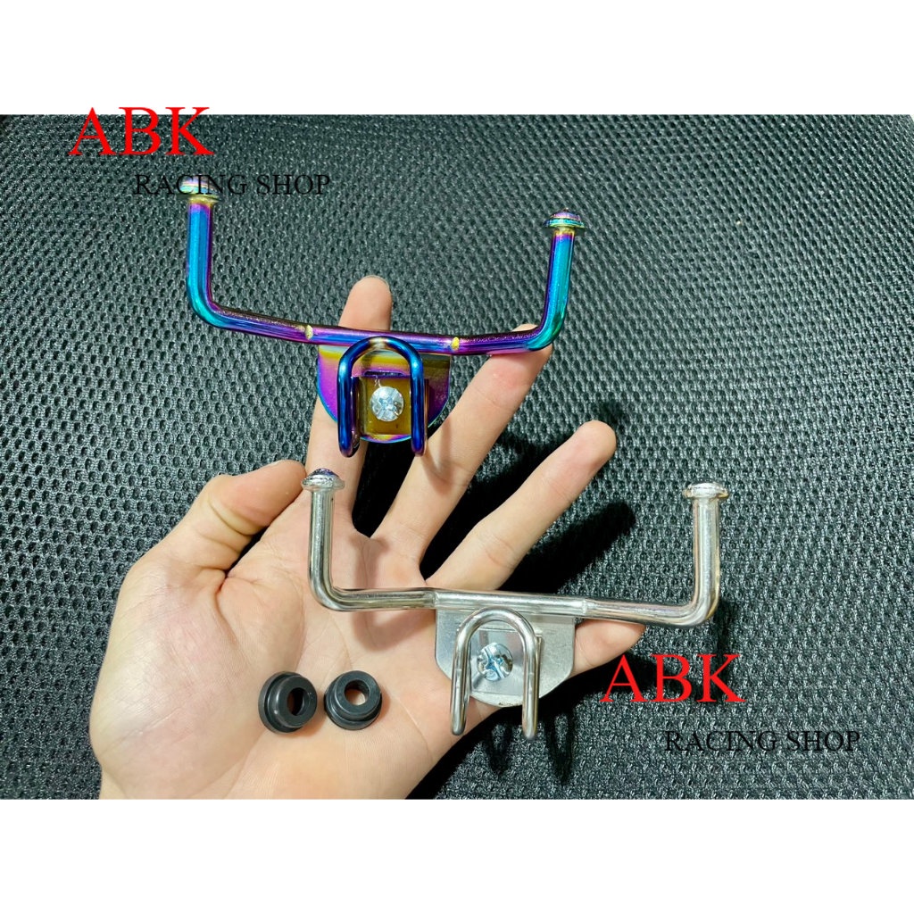 COMBO Móc treo đồ xe máy Vario Vision và móc u inox 304 xi titan 7 màu và màu trắng gắn nhiều xe máy