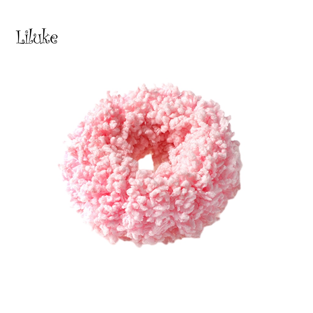 Dây Buộc Tóc Đuôi Ngựa Co Giãn Mềm Mại Màu Trơn Phát Sáng Trong Tối Độ Co Giãn Cao Dành Cho Nữ