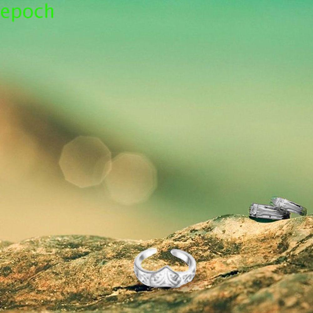 Epoch Nhẫn Đeo Ngón Chân Hình Hoa Sen / Ngôi Sao / Trái Tim Bằng Hợp Kim Phong Cách Hàn Quốc Tinh