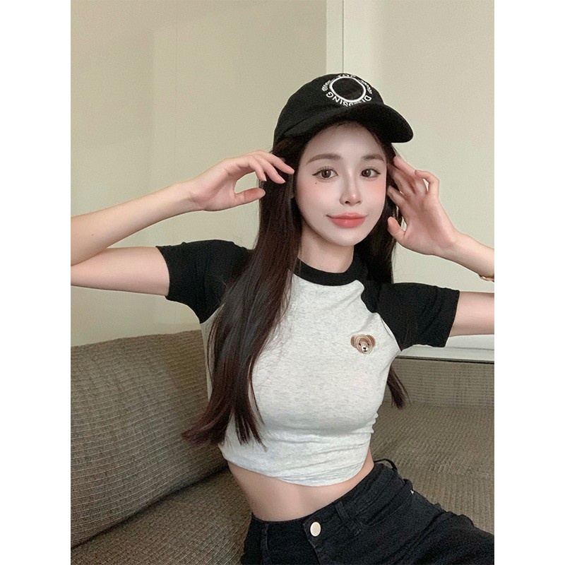 Áo Thun Sát Nách Cổ Tròn Dáng Rộng In Họa Tiết Vẽ Tay Phong Cách Hong Kong Thời Trang Mùa Hè Mới Cho Nữ