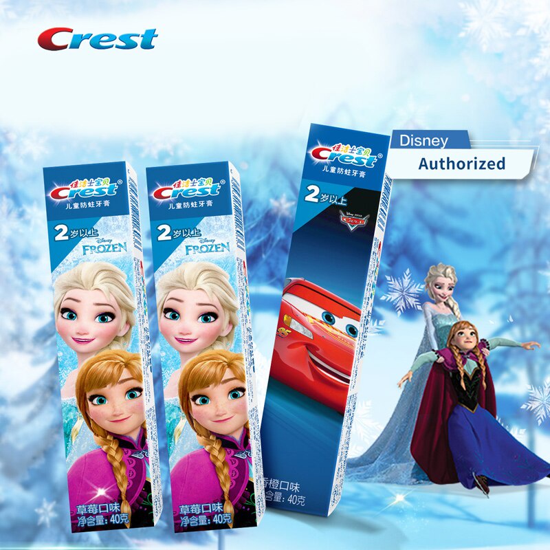 Kem Đánh Răng Trẻ Em Crest Kem Đánh Răng Chống Răng Cấp Thực Phẩm Hương Vị Trái Cây Ngọt Làm Sạch Sâ